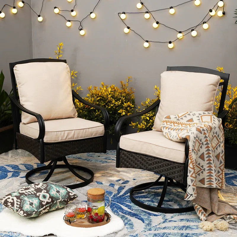 Sutiya 8 - Person Rectangular Extendable Outdoor Dining Set with Cushions