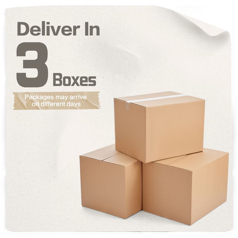 New Kenard 6 -Piece Rattan Patio Sofa Conversation Set with Gray Cushions