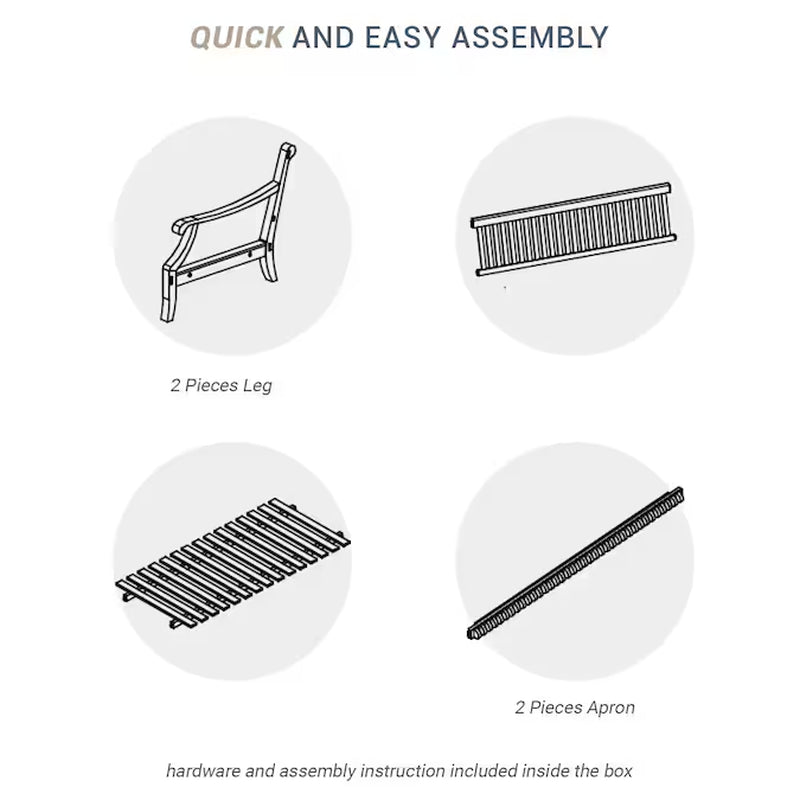 Mosko Outdoor Daybed with Beige Cushions and Teak Frame
