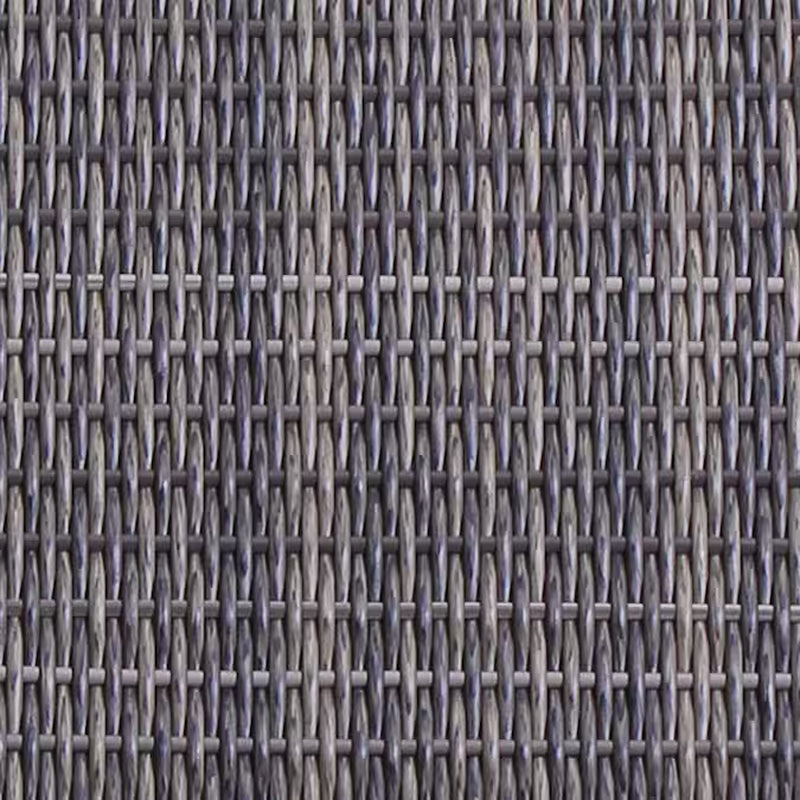 Dunham Wicker Natural Teak Wood Frame Stationary Adirondack Chair with Cushioned Seat