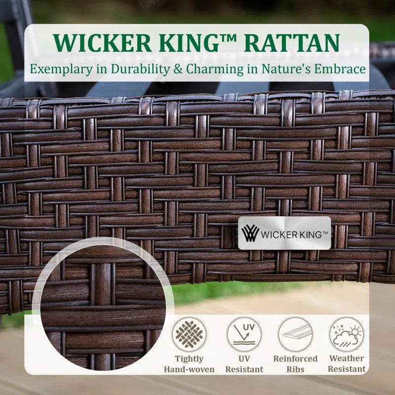 Sutiya 8 - Person Rectangular Extendable Outdoor Dining Set with Cushions